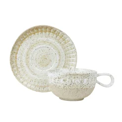 Robert Gordon Mugs & Cups-Ceylon Cup & Saucer / White