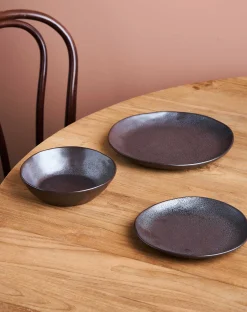 Robert Gordon Plates-Earth Dinner Plates / Black