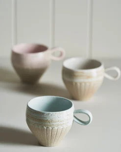 Robert Gordon Mugs & Cups-Set Of 2 Ceylon Mugs / White