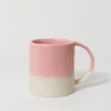Robert Gordon Mugs & Cups-Sidney Mug / Peach