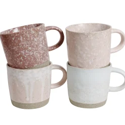 Robert Gordon Mugs & Cups-Strata Mugs / Pink